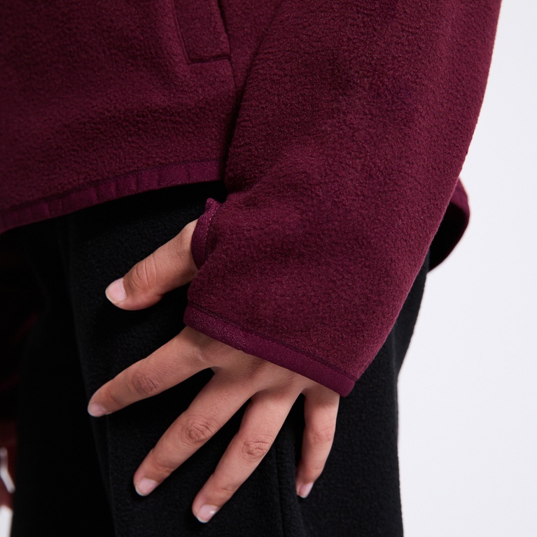 Fleece jacket "Funäs" Aubergine